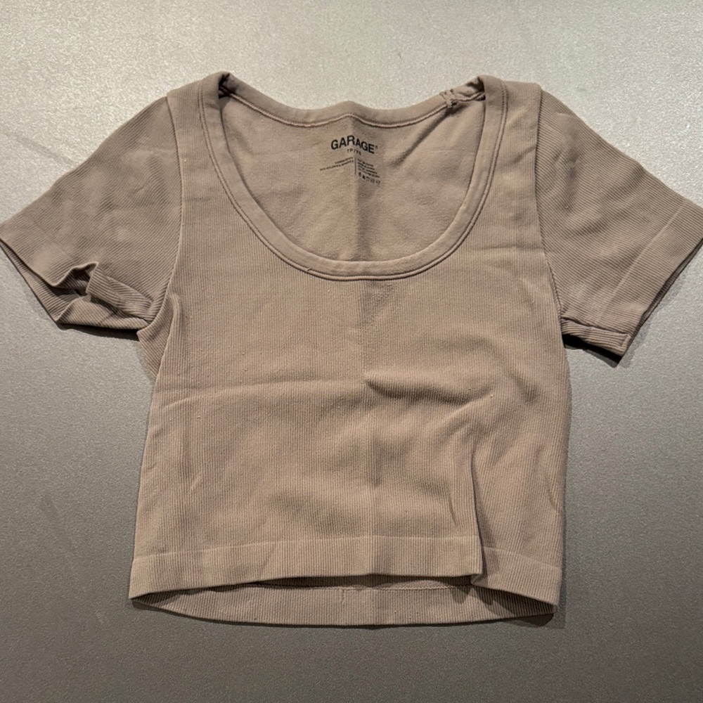 Garage Women's Beige Crop Top